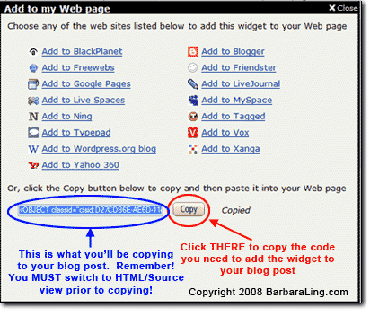 Add to webpage amazon.com carousel
