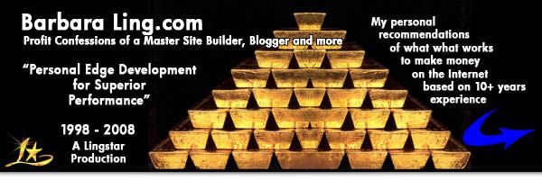 Barbara Ling.com - niche blogging and site building