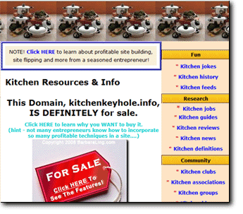 Kitchen Keyhole Domain For Sale