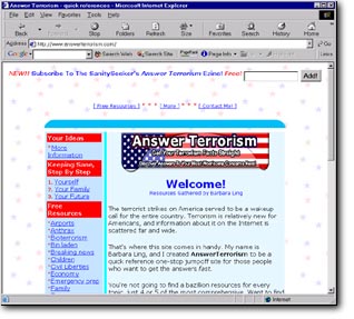 Family Resource To Learn About Terrorism