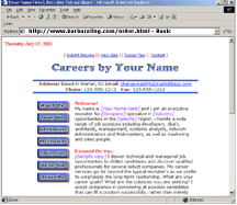 Basic recruiters web site templates