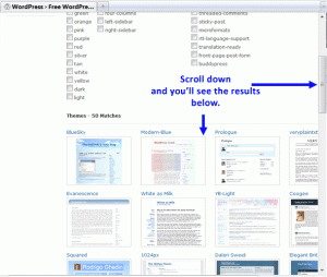 Free wordpress themes results