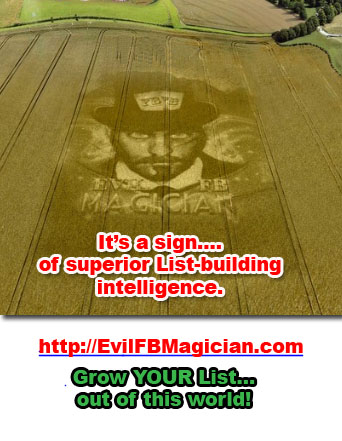 Facebook list Building Evil Magician!