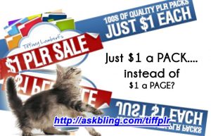 Special $1/pack instead of $1/page by Tiffany Lambert!