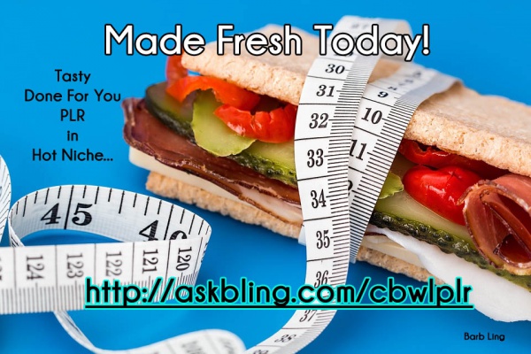 Tasty done for you PLR in Hot Niche!