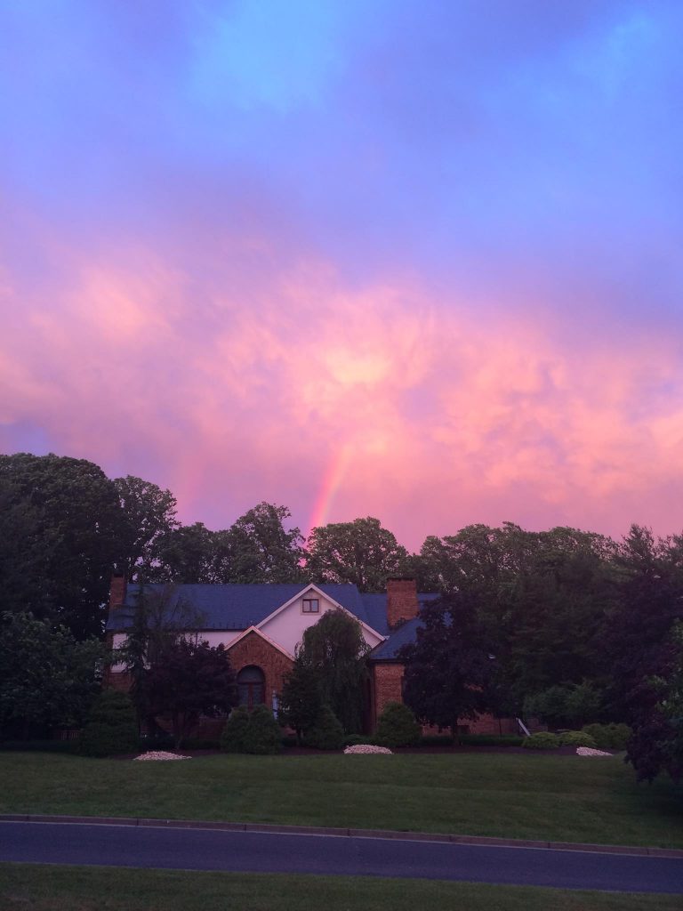 Evening after the storm