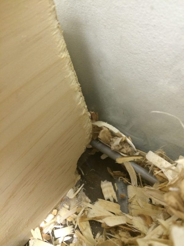 Behold the hole.