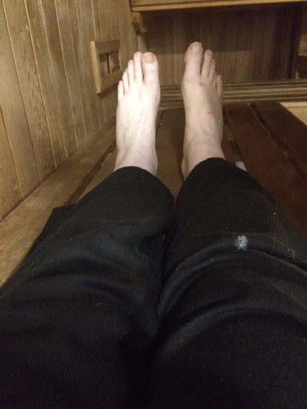 Feet by the beach!