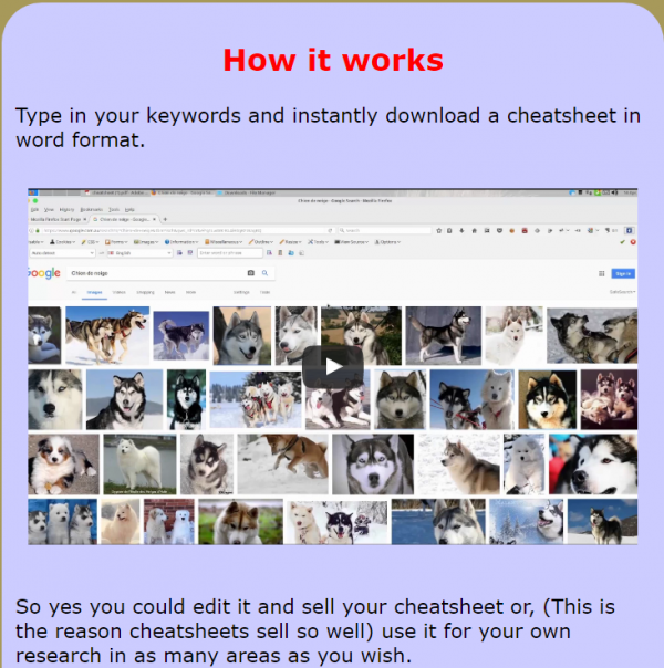 Cheatsheet Generator